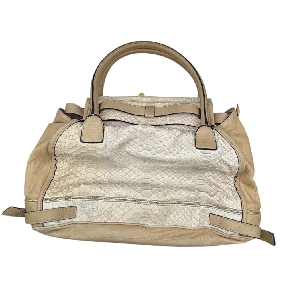 Chloé Python Marlow Leather Bag - Picture 2 of 11